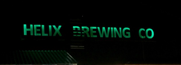 Helix Brewing sign